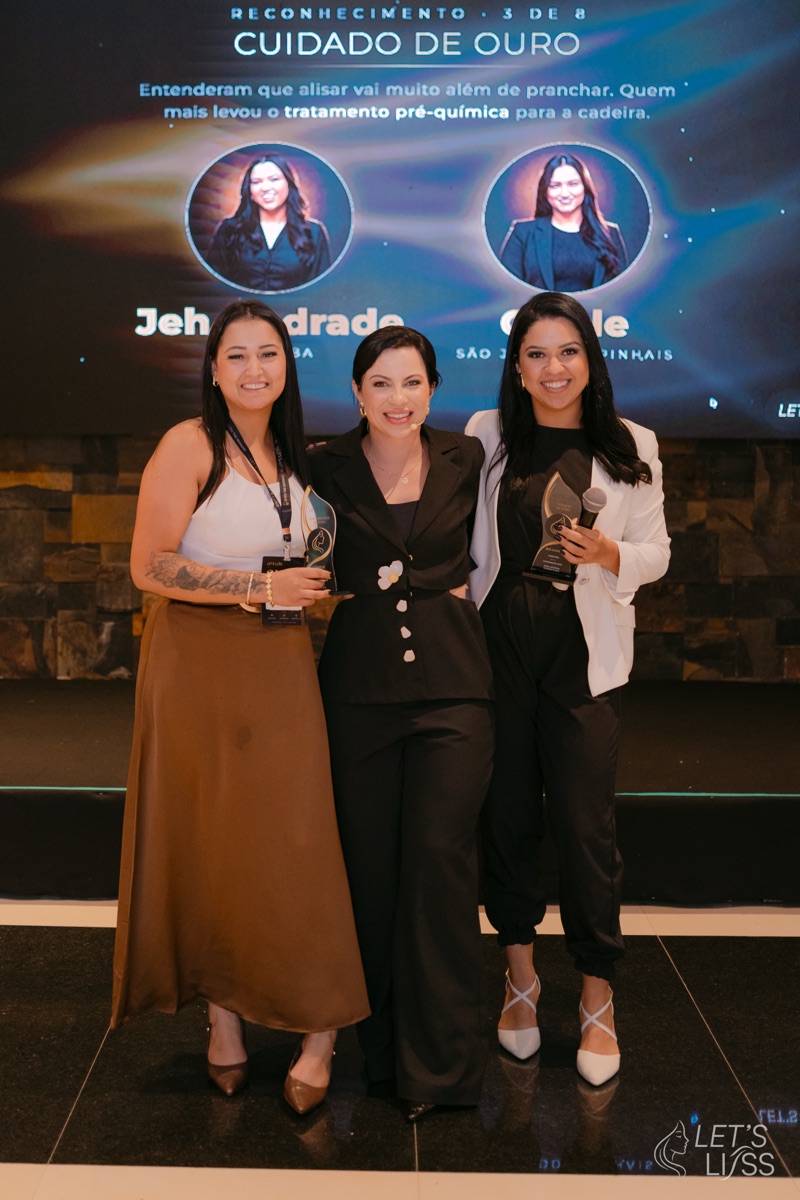 Cuidado de Ouro: Jeh Andrade e Gisele no palco